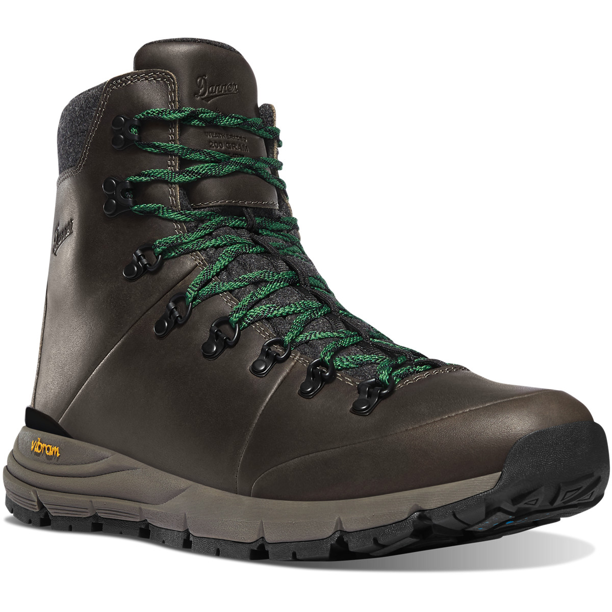 Danner Mens Arctic 600 Side-Zip 200G Boots Dark Brown - ANG473095